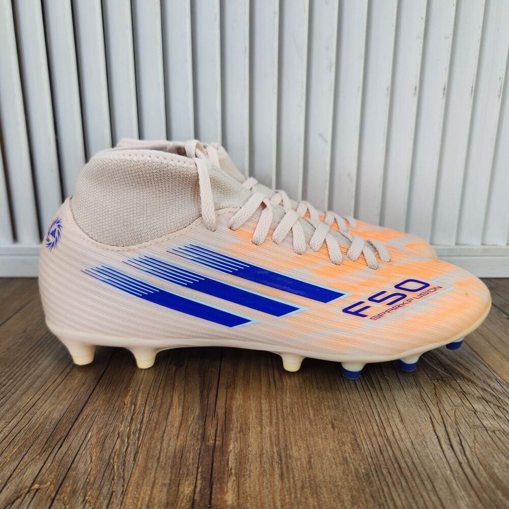 Adidas F50 Sparkfusion FG Soccer Cleats Womens Sz 7.5 Bliss Orange Boots JR4393